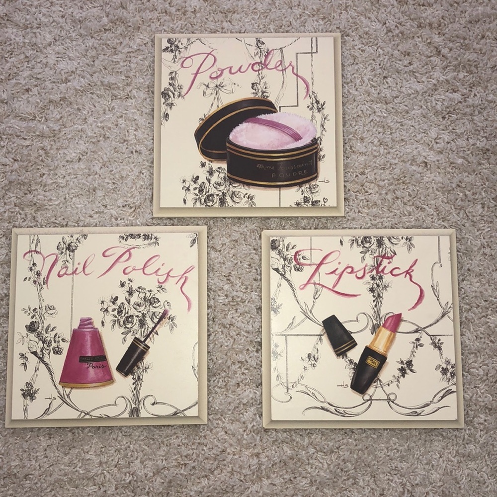 Set of 3 Decorative Wall plaques